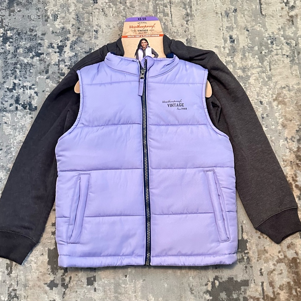 Weatherproof Vintage Youth Hoodie & Vest
Size:XS( 5/6)S (7/8) M (10/12)L (14/16) - Picture 11 of 15